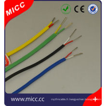 RTD-16/20 / 24AWG-tef / tef / fil de thermocouple standard SSB-ansi / fil de thermocouple ansi